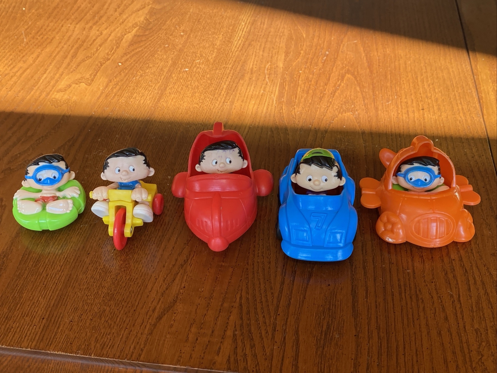 VTG Lot of BOBBYS WORLD cartoon Show McDonalds 1994 Toys Happy Meal Figures Cars