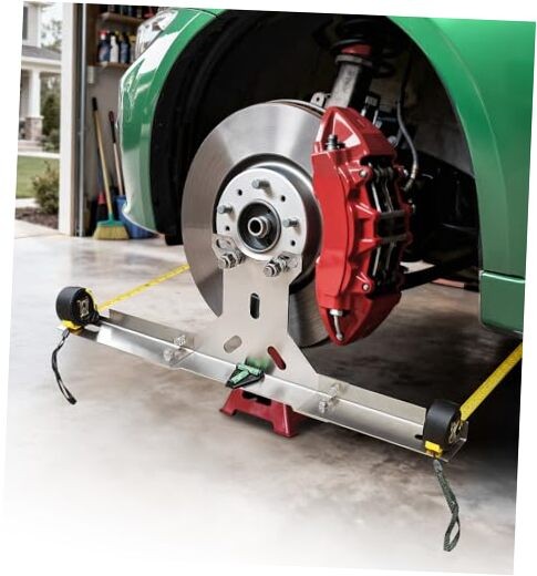 Wheel Toe Alignment Tool Kit for at Home DIY Garage Use, Stainless Steel Toe 