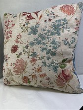 Mainstays 16”x16” Embroidered Floral Decorative Throw Pillow, (1 count)