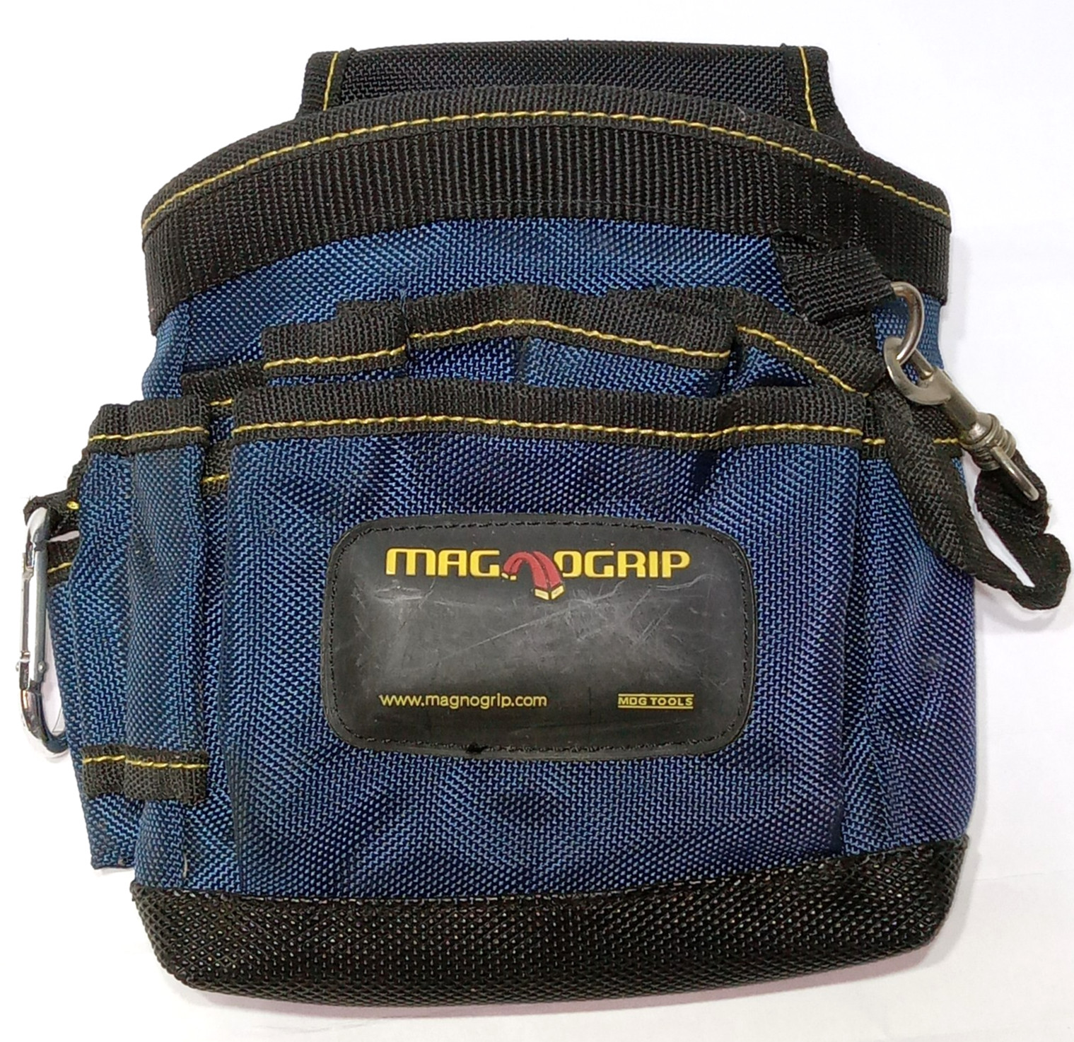 Mag O Grip Belt Clip Pouch For Tools MDG Tools Blue Black Pre Owned READ