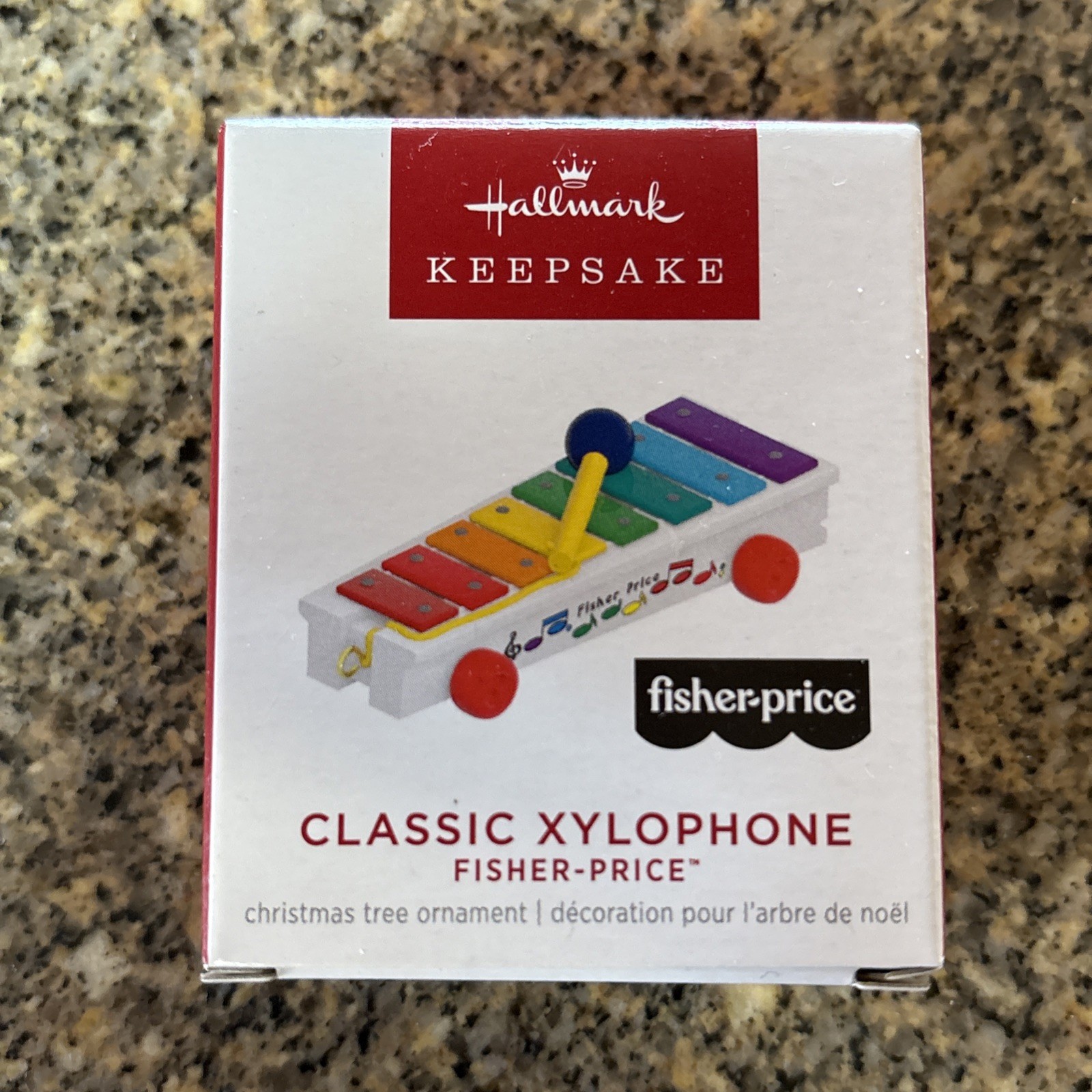 Hallmark 2022 Fisher-Price Classic Xylophone Miniature Ornament ~ NEW