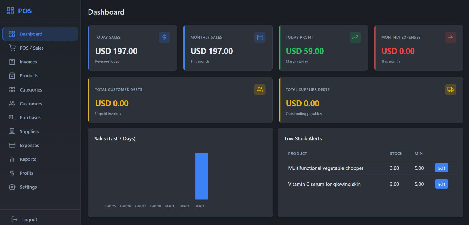 Point of Sale (POS) & Inventory Management System | Free Hosting Included