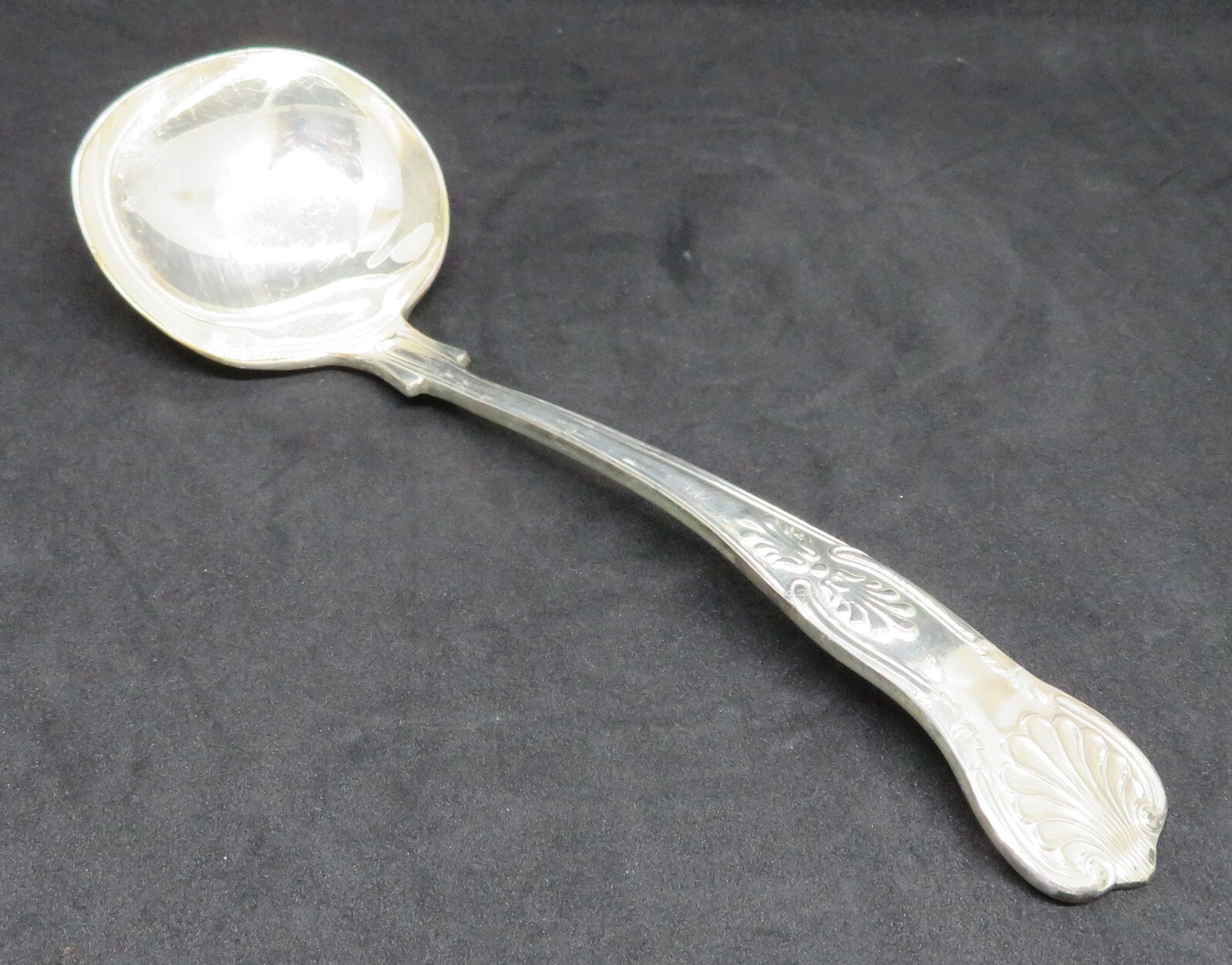 Silver plate electroplate vintage Victorian antique small serving ladle spoon