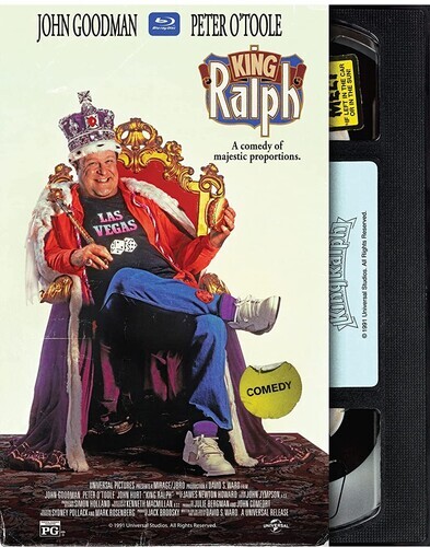 'King Ralph' (Retro VHS-Style Packaging) (Blu-ray, 1991) John Goodman