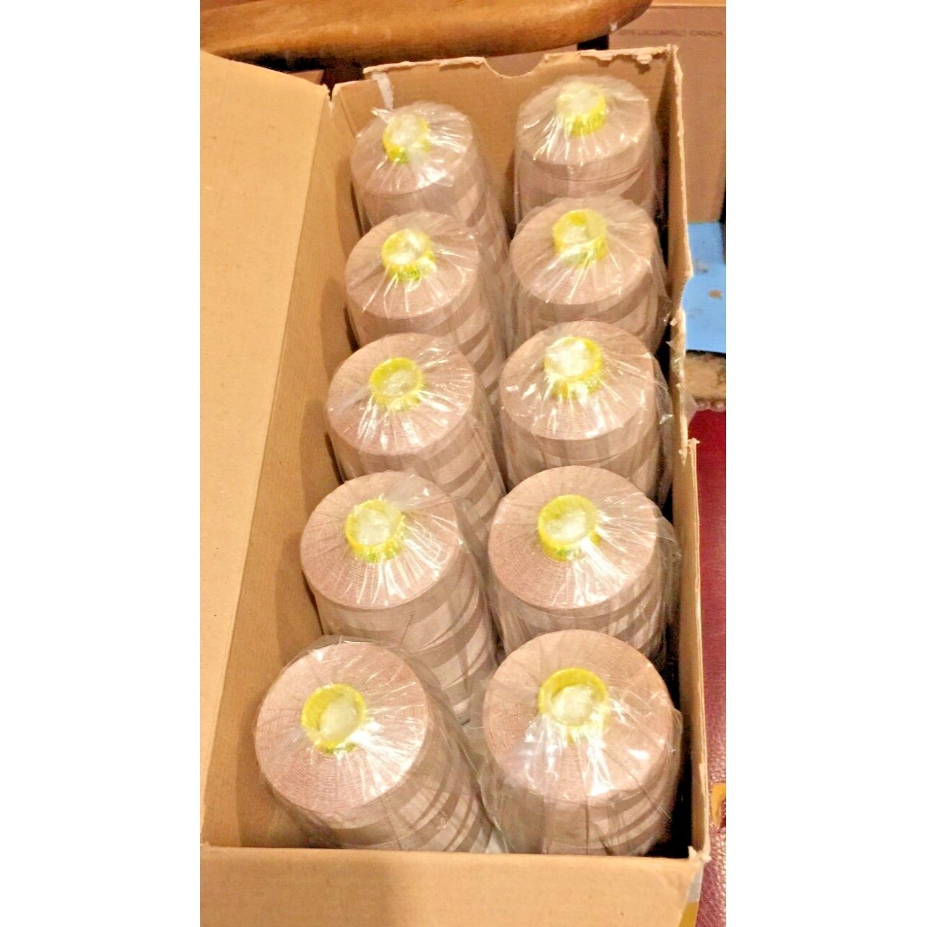 Lot of 6 Boxes Gutermann Thread – 60 Spools, 5000M Each, Sewing & Quilting