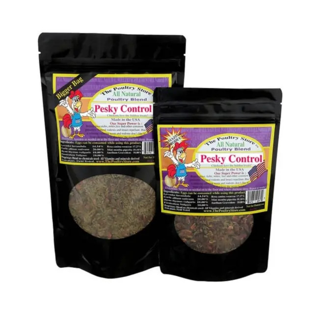 The Poultry Store Pesky Control Parasite 8 Oz All Natural Blend