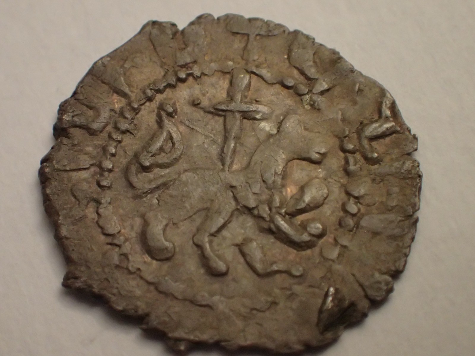 GOSDANTIN IV 1365-1373 Silver Takvorin Cilician Armenia Crusader