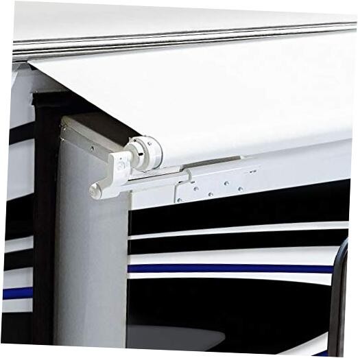  RV Slide Out Awning | RV Slide Topper | Slideout Awning | 46" x 110" White