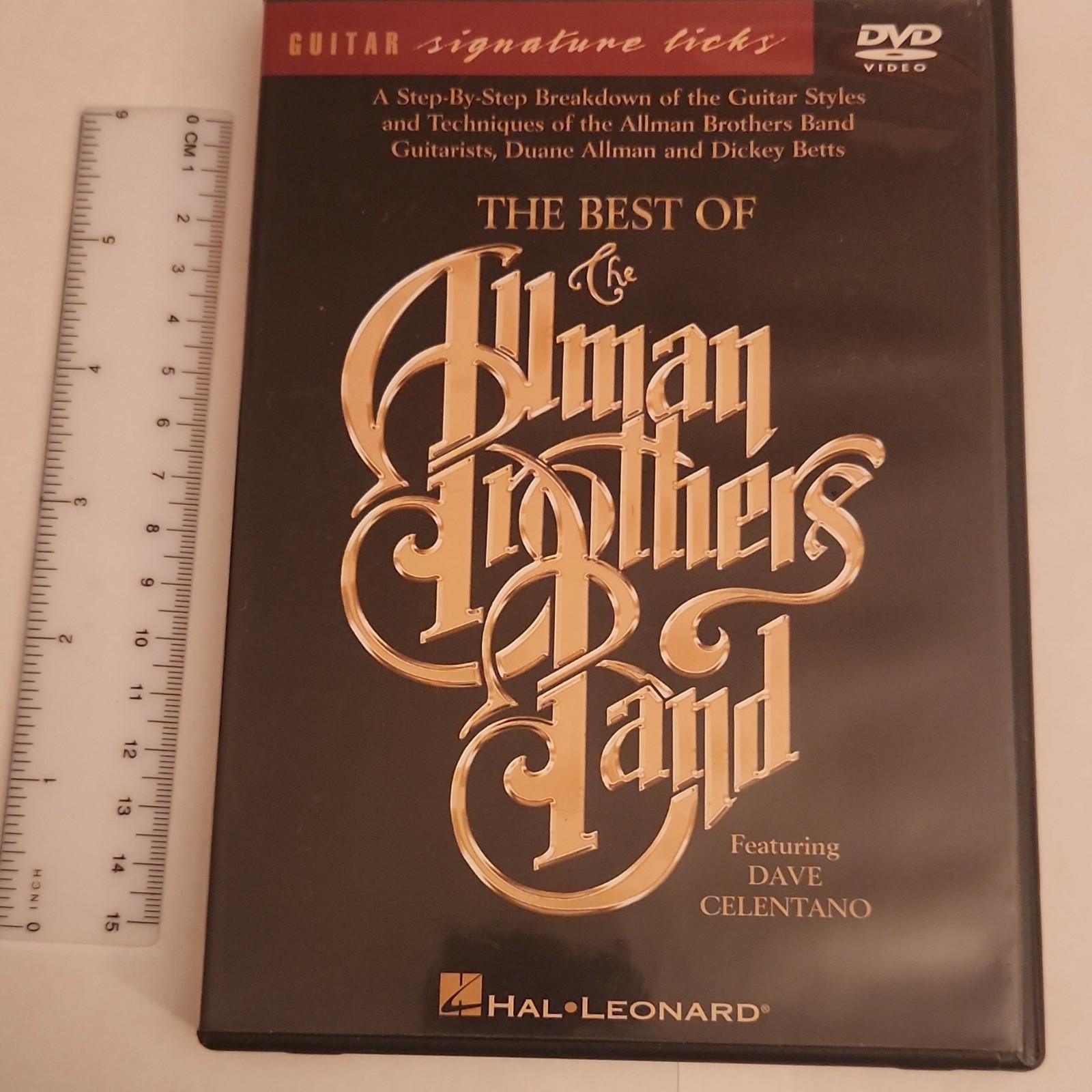 Hal Leonard Guitar Signature Licks Allman Brothers Band Guitar DVD Celentano