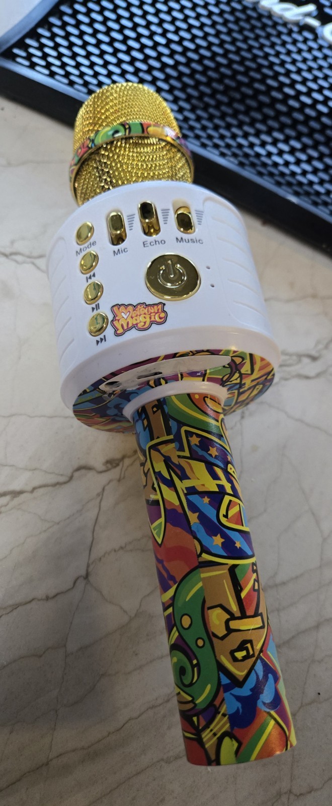 Move2Play Motown Magic Bluetooth Karaoke Microphone for Kids