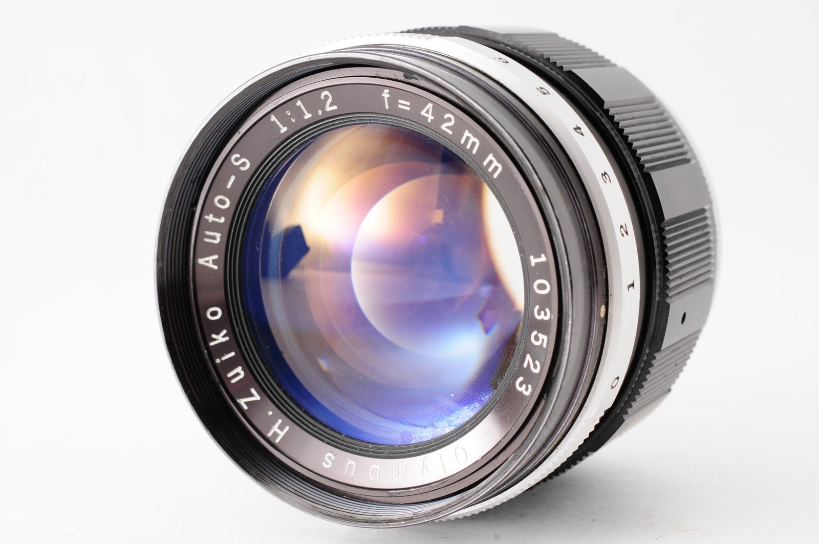 [Near MINT+++] Olympus H Zuiko Auto S 42mm F/1.2 Lens For Pen F FT FV JAPAN #600