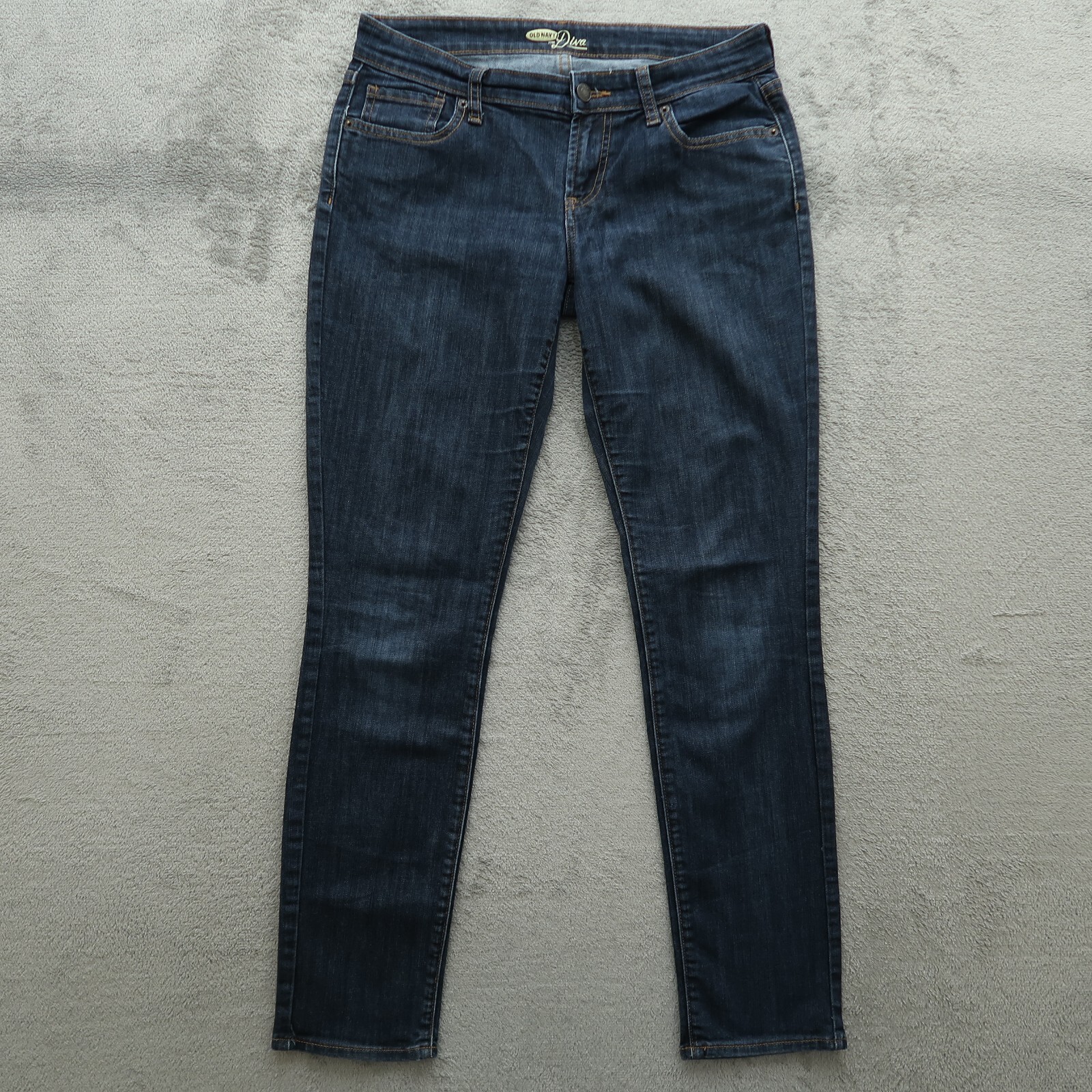 Old Navy Jeans Women's Size 6 Blue Low-Rise The Diva Denim Pants 29.5" Inseam