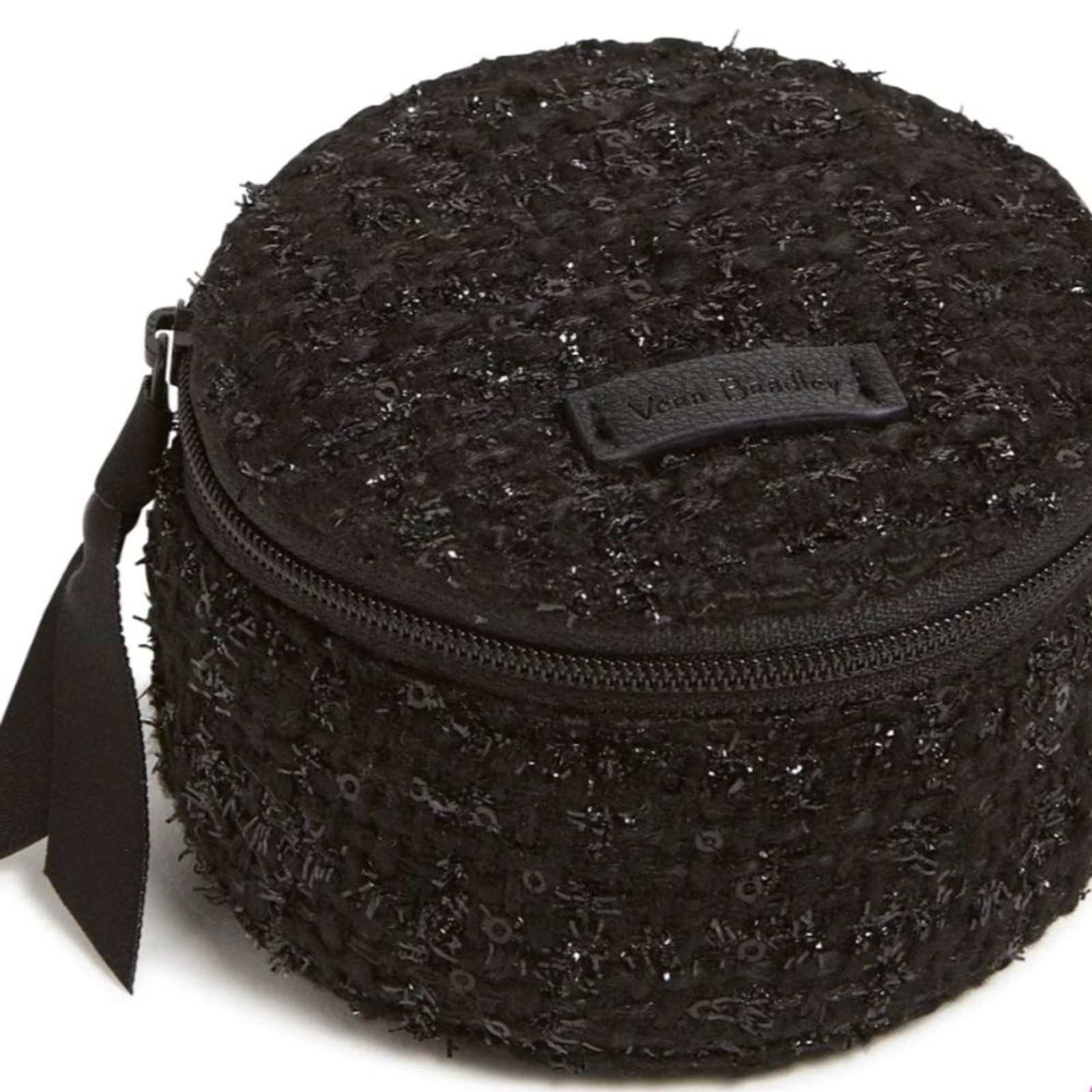 Vera Bradley Textured Black Cosmetic Case