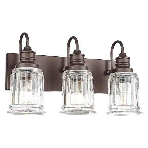 3 Light Bathroom Vanity Light - HWH Bathroom Lights Over Mirror 3-Light ORB