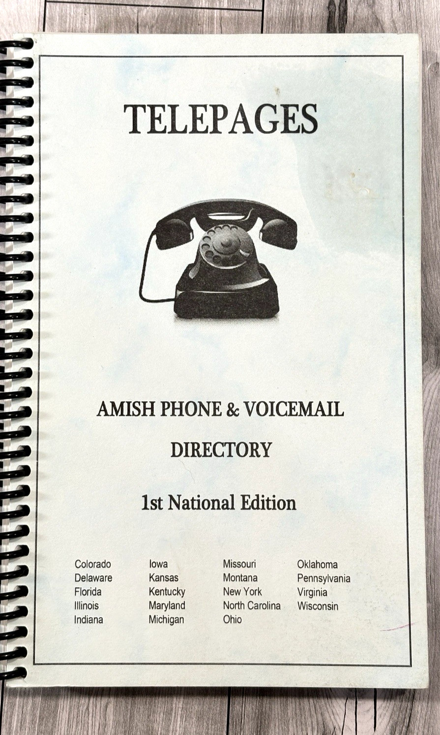 Amish Phone & Voicemail Directory 1st National Edition 2014