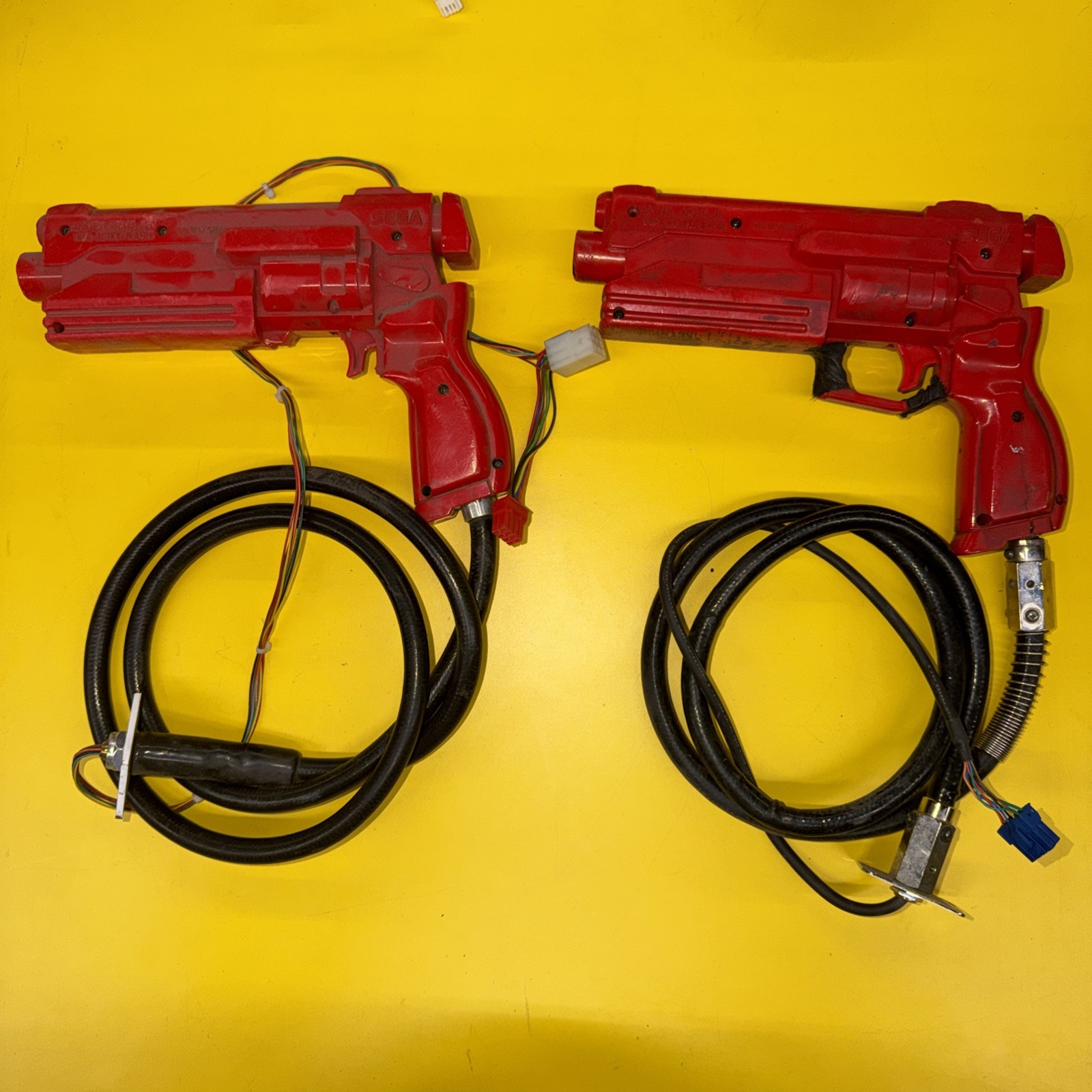 Pair Of SEGA Arcade TYPE 2 GUN ASSEMBLY PARTS ONLY