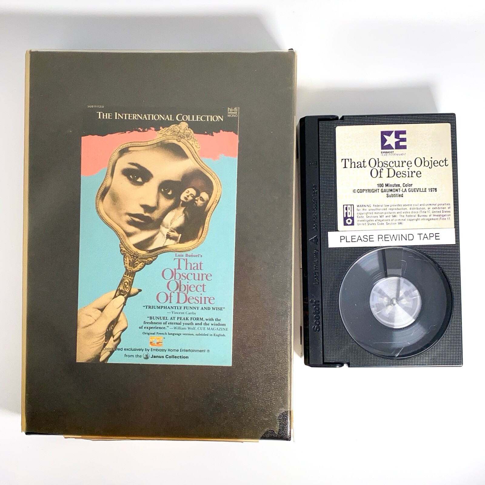 Erol's Video Club- That Obscured Object Of Desire (BETAMAX 1986 NOT VHS- French)