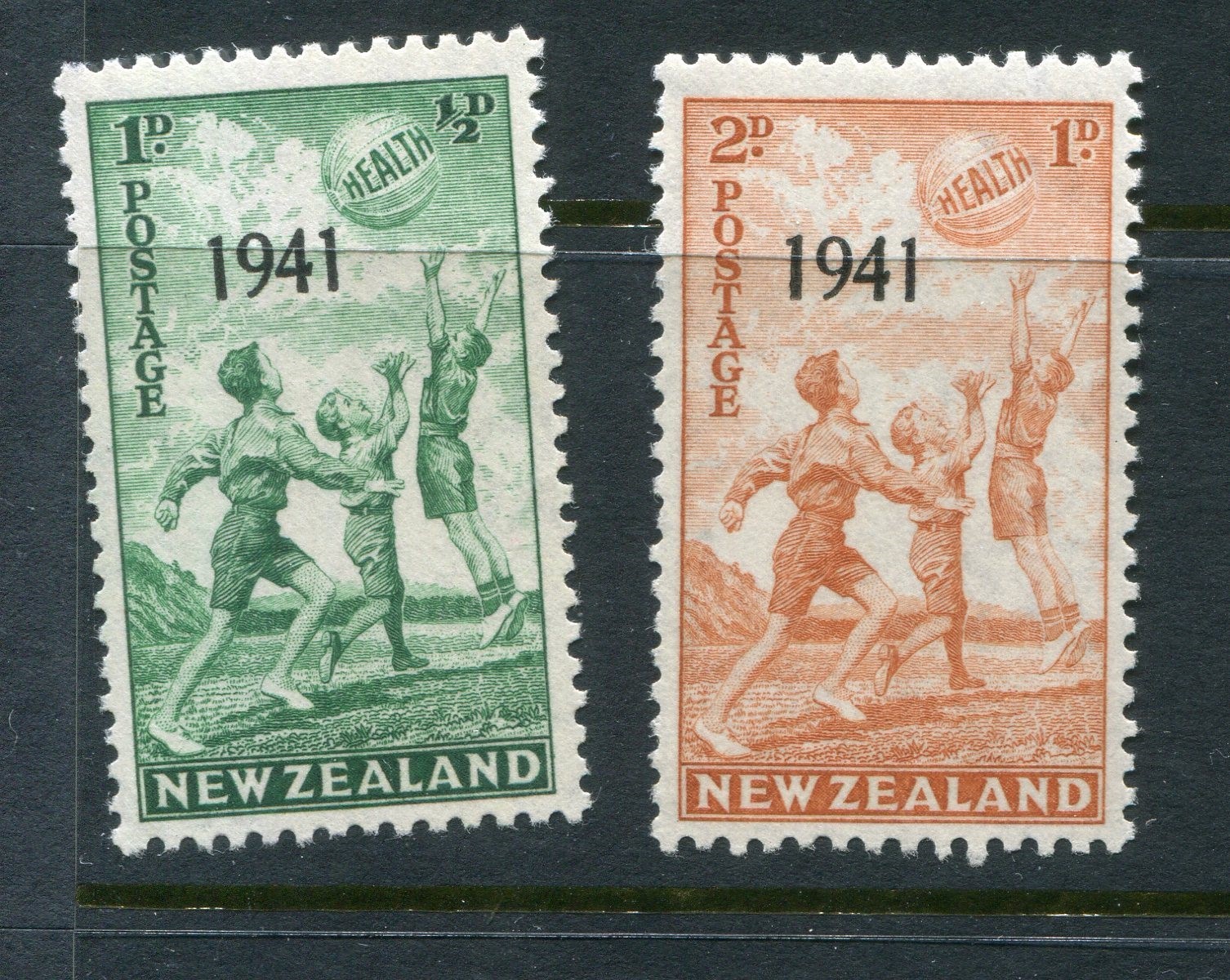 New Zealand #B18-19 Health Overprint Complete Set [Mint Never Hinged]