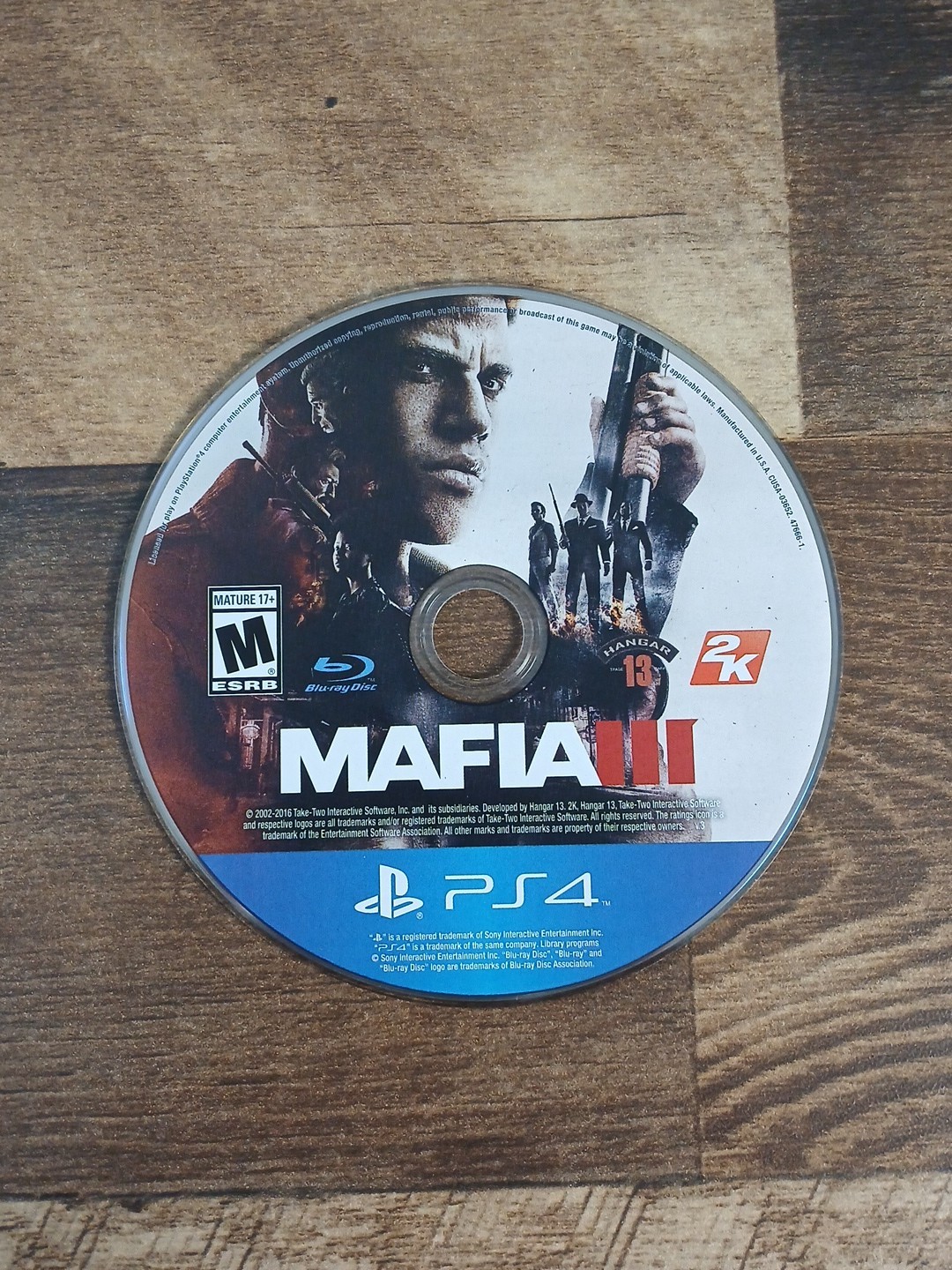 Mafia III Mafia 3 (PlayStation 4, 2016) Game Only - Tested