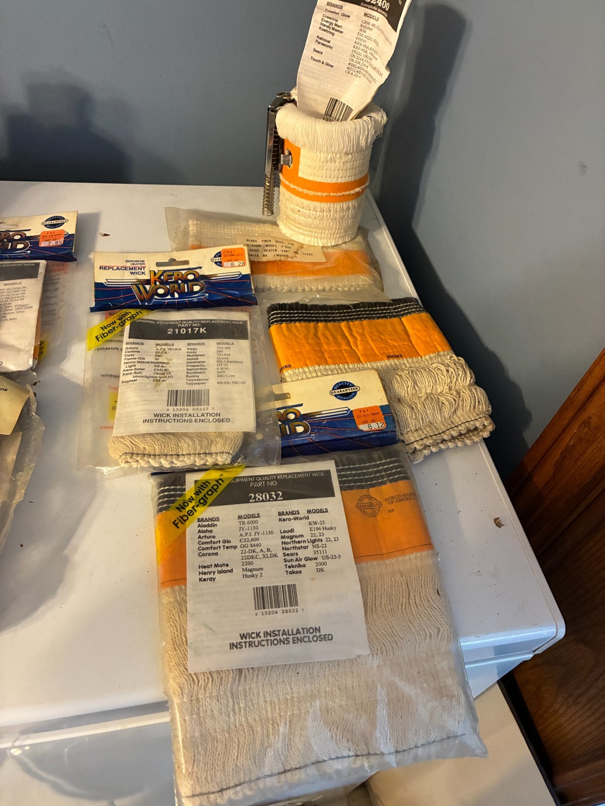 LOT OF 5 KEROSEN HEATER WICKS-32400-J680-21017K-28032-9503KO NOS