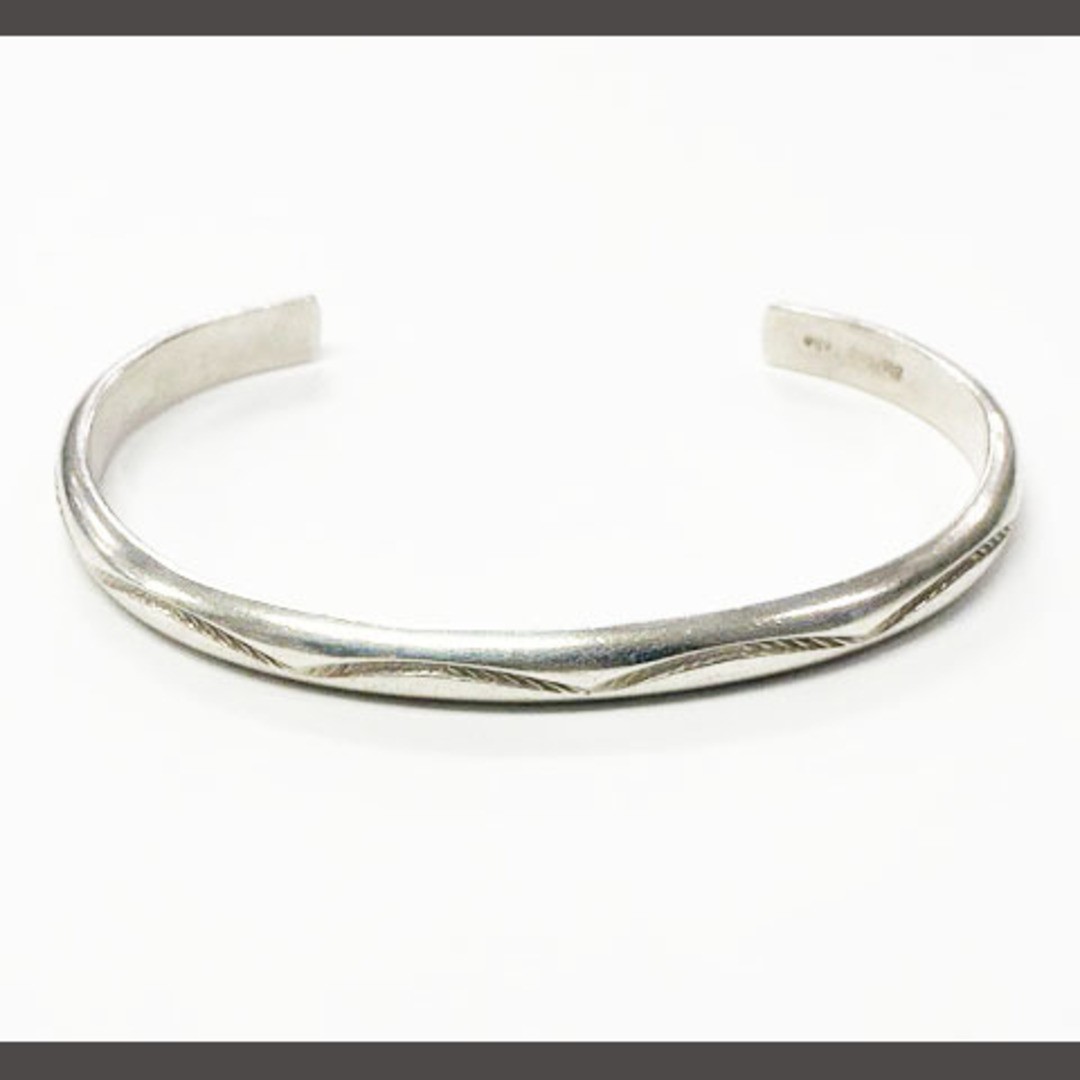 Navajo Tahe Square Bracelet Bangle Silver Octopus 260201 Used 128f0e594239b1c671