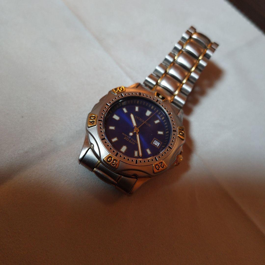 Oceanus Blue Dial Wristwatch Quartz