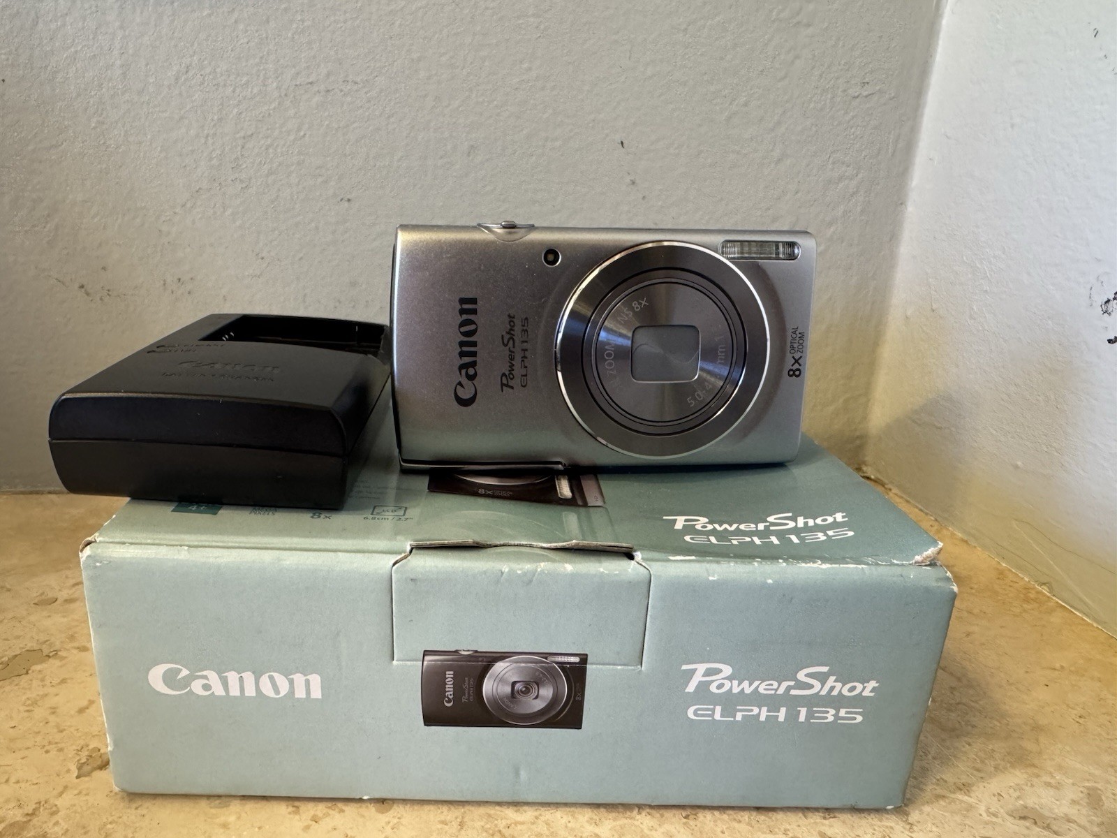 Canon PowerShot ELPH 135 Silver Digital Camera