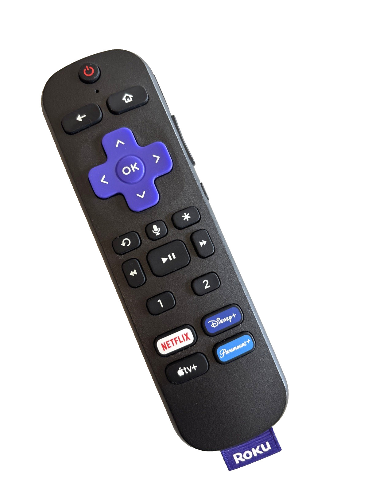 Roku RC-MC1 Speaker Rechargeable Voice Media Streamer Remote Control OEM Genuine