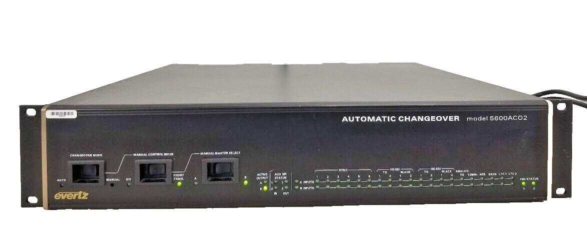 Evertz 5600ACO2 Automatic Changeover System