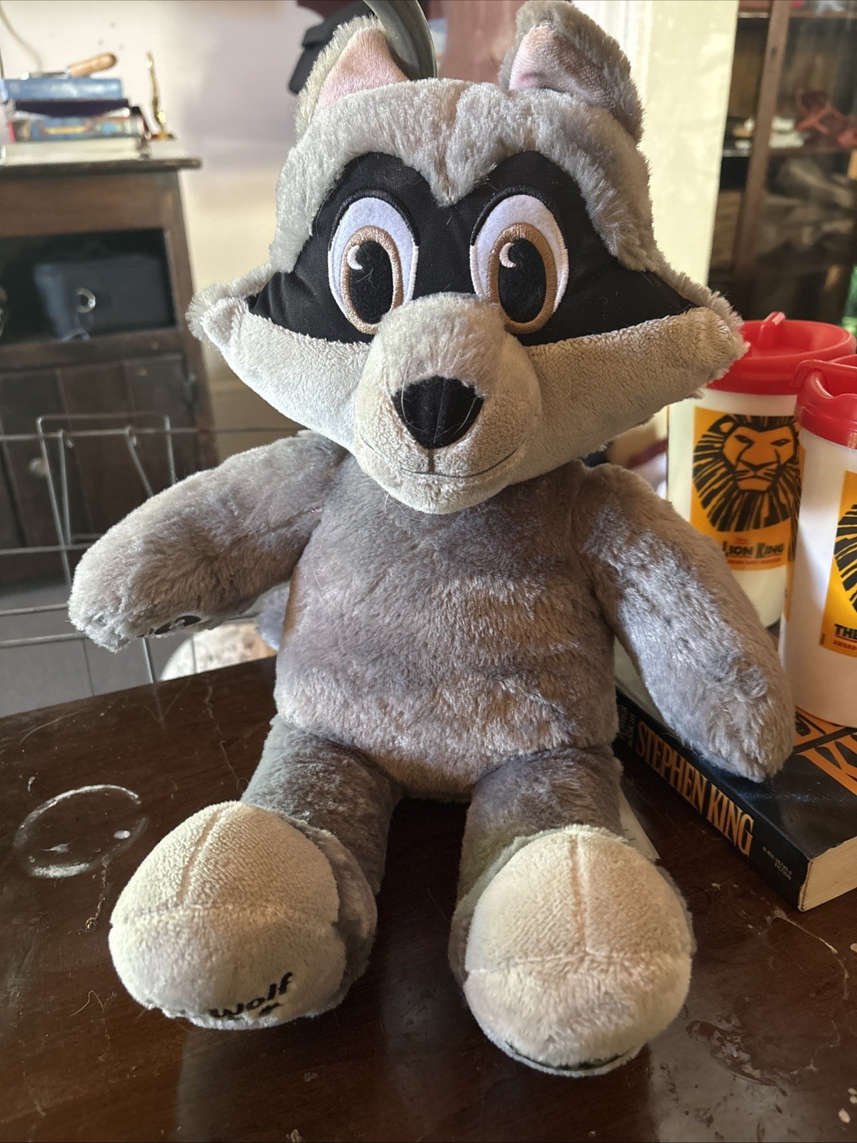 Build A Bear Workshop BAB Oliver the Raccoon 16' plush Great Wolf Lodge