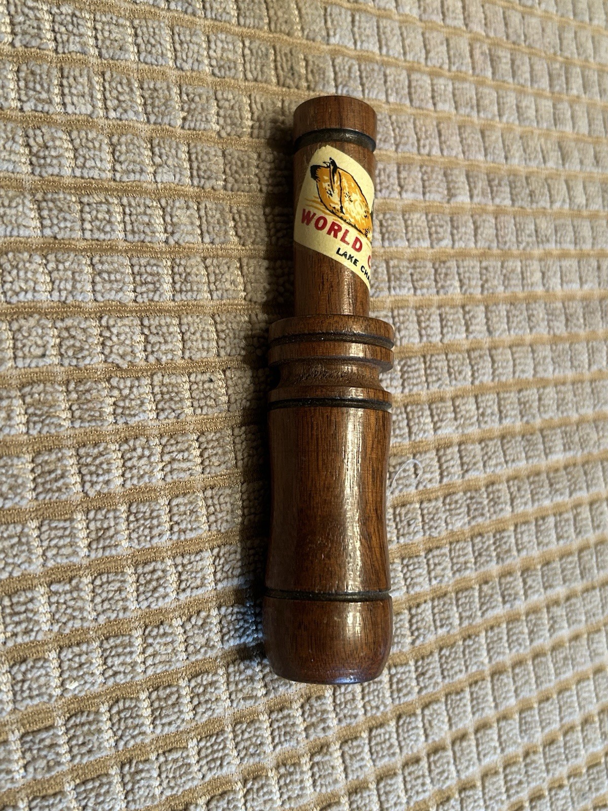 Vintage Wooden Faulk's Goose Call CH-44 Lake Charles, Louisiana