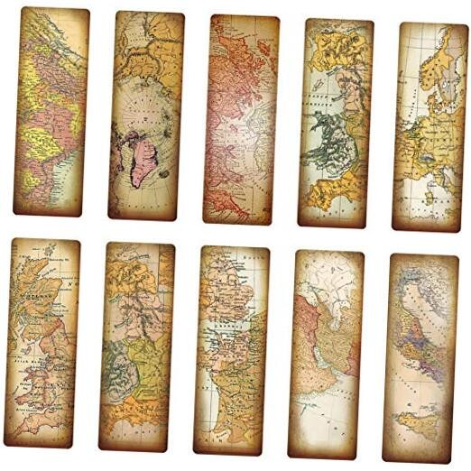 10 Pieces Magnetic Bookmarks Magnet Page Markers Classic Reading Bookmarks 