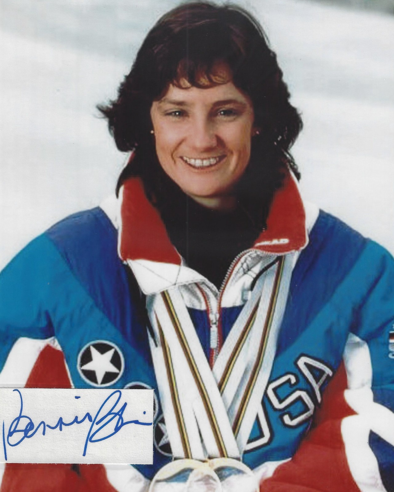 Bonnie Blair Autographed Signed 8x10 Photo - Olympics Speed Skating Gold - w/COA