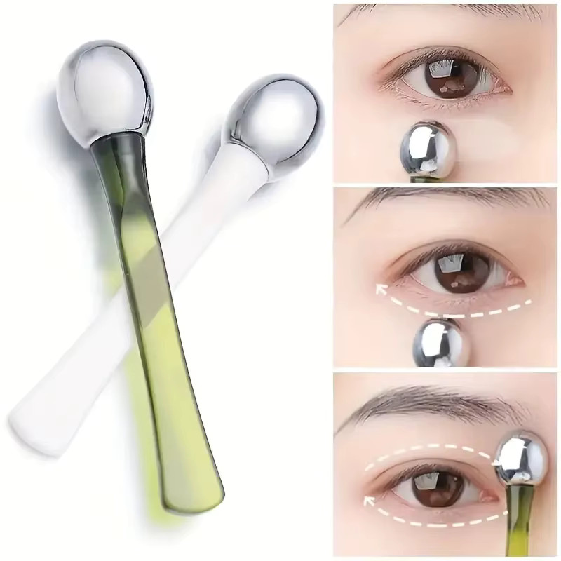 1pc Eye Roller Massage Stick Eye Cream Applicator Cosmetic Spatula Anti Wrinkle 