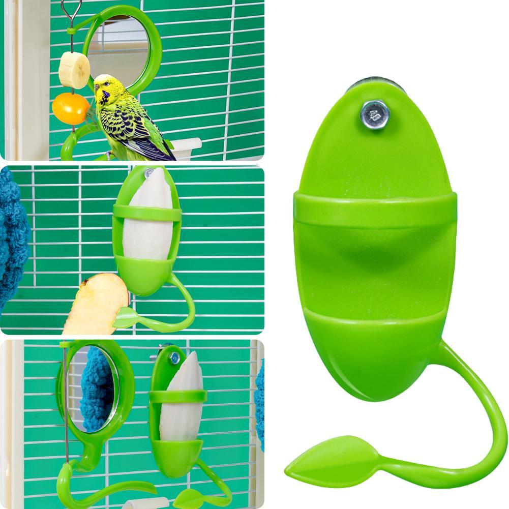Plastic Bird Feeding Holder for Cuttlebone on Cage Parrot Cage Stands Parr PLM