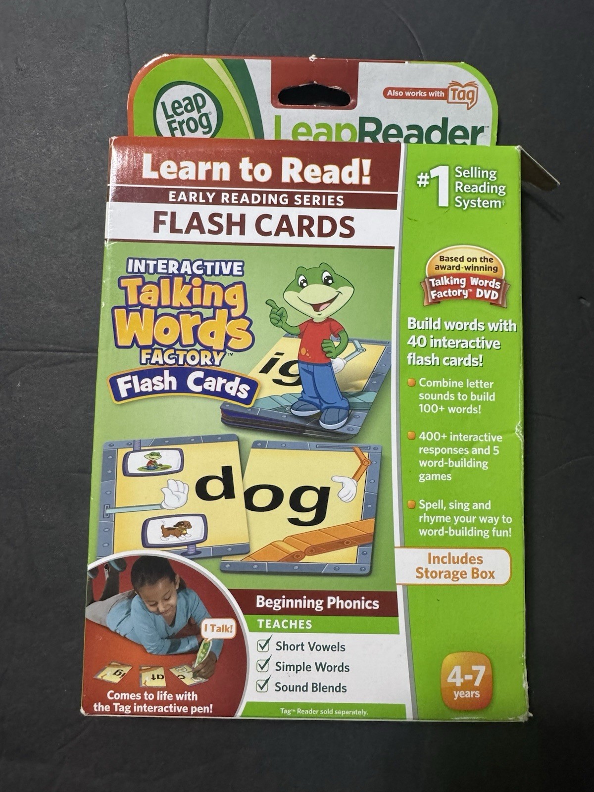 LeapFrog Reader Words Flash Cards only Phonics Cards Are New And Sealed