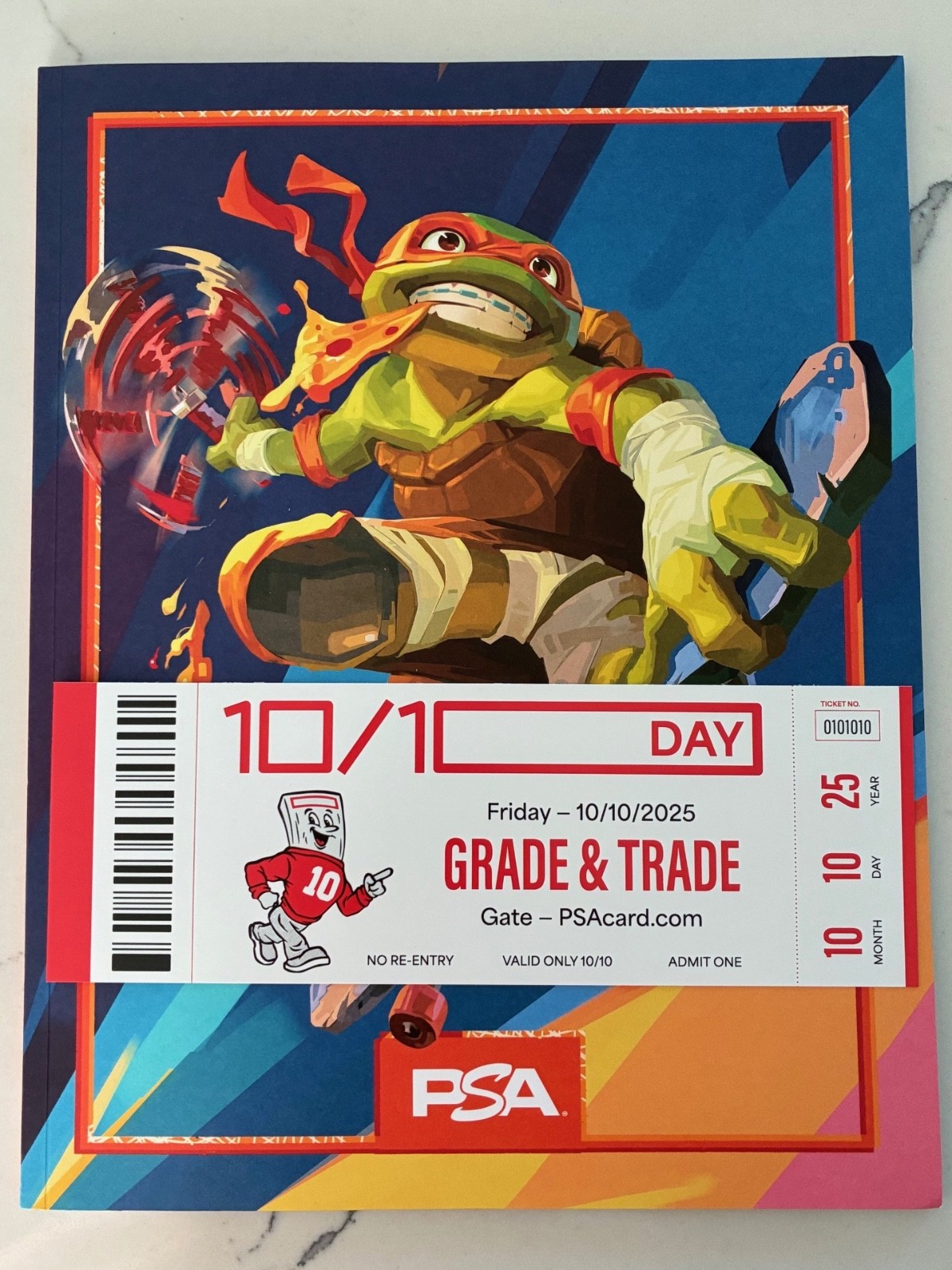 PSA Grade & Trade EVENT October 10/10/25 Ticket & TMNT Magazine Membership Only