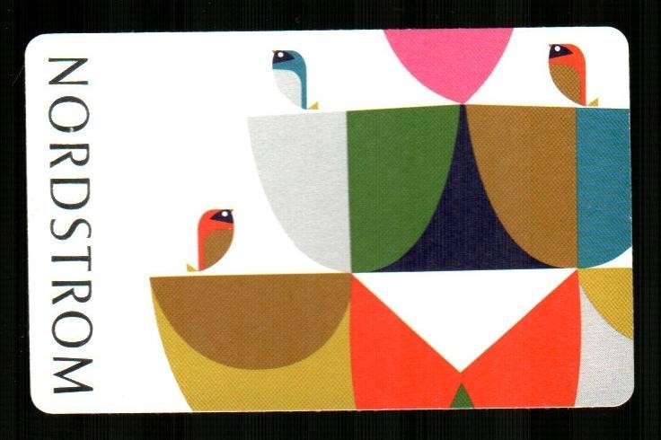 NORDSTROM Christmas, Birds ( 2016 ) Gift Card ( $0 )