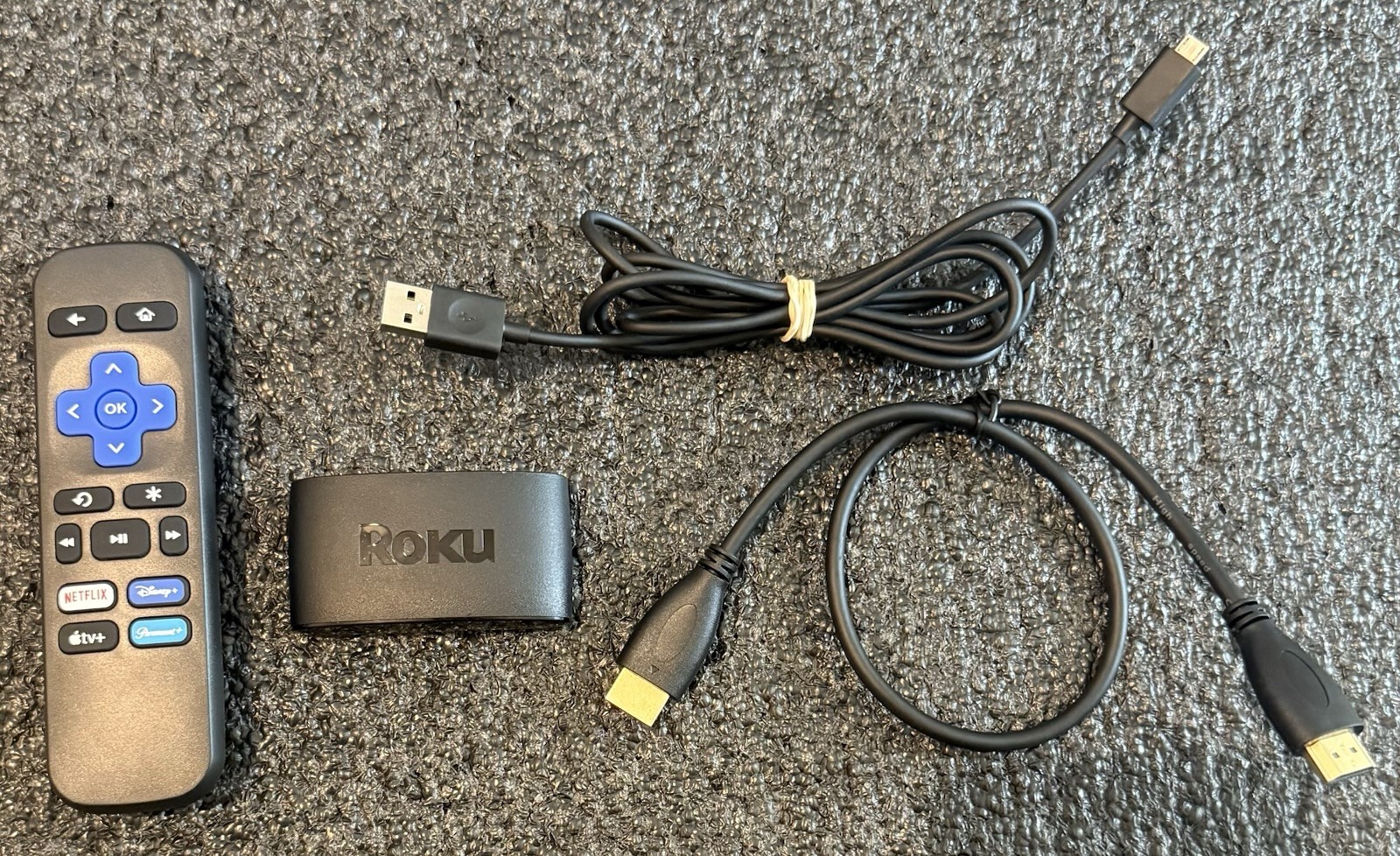 Roku Express 3930X HD Media Streamer w/ Power Supply, HDMI, & Remote