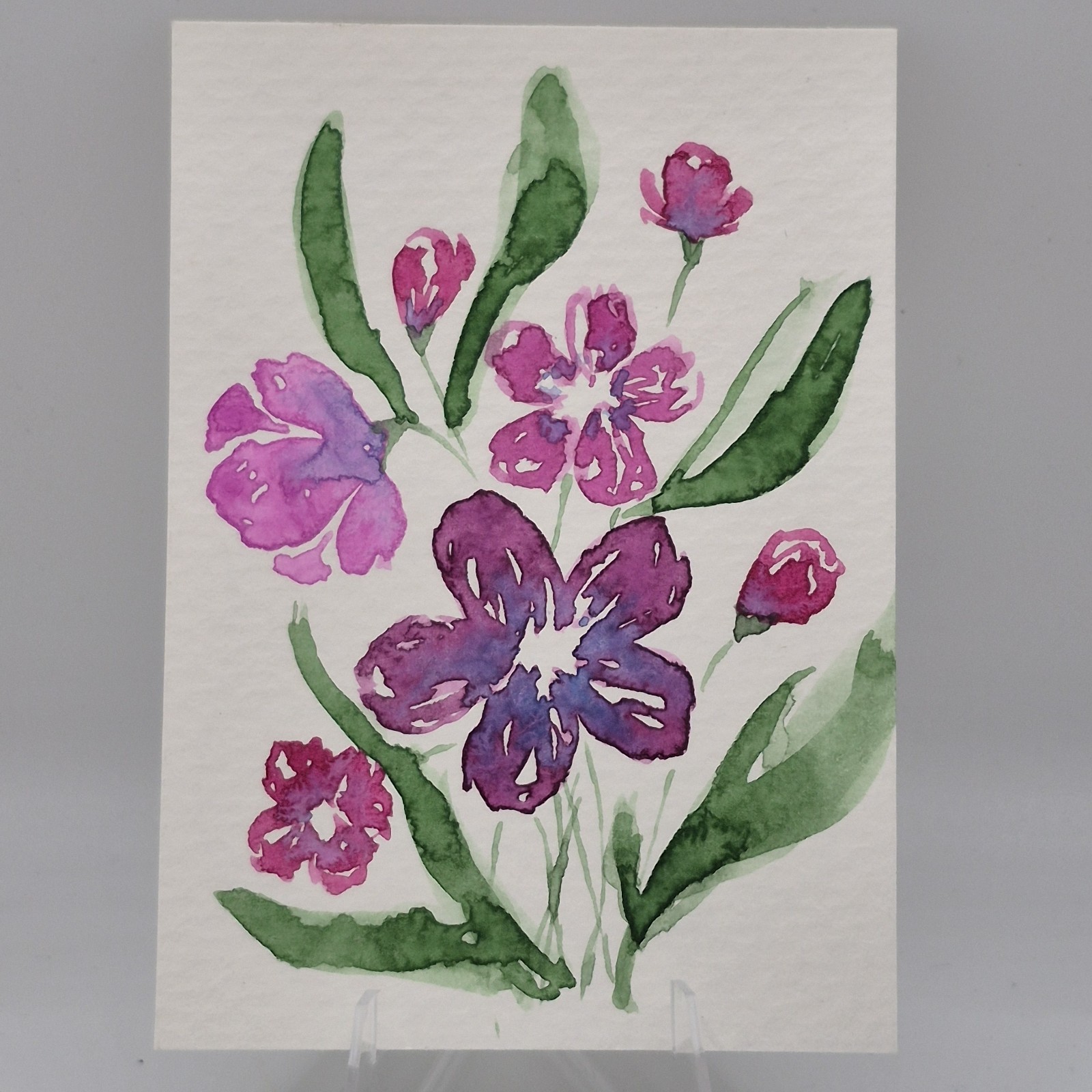 ACEO Original, Watercolor Mini Painting, 3.5in by 2.5in Art