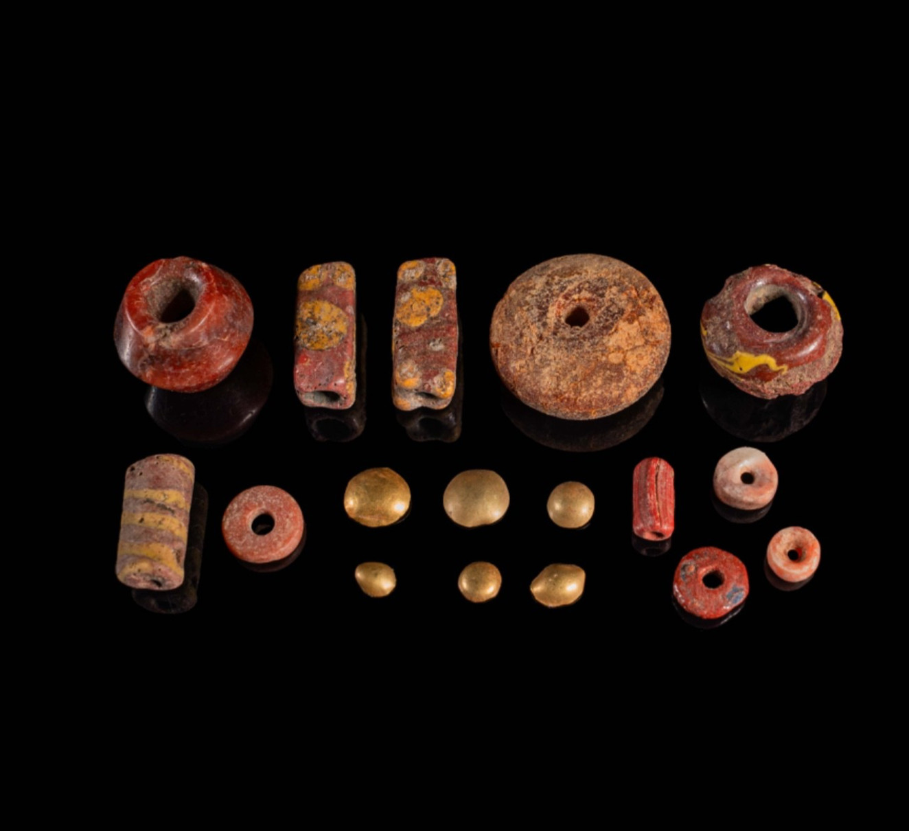 Viking Age and Anglo Saxon Period Jewellery Beads