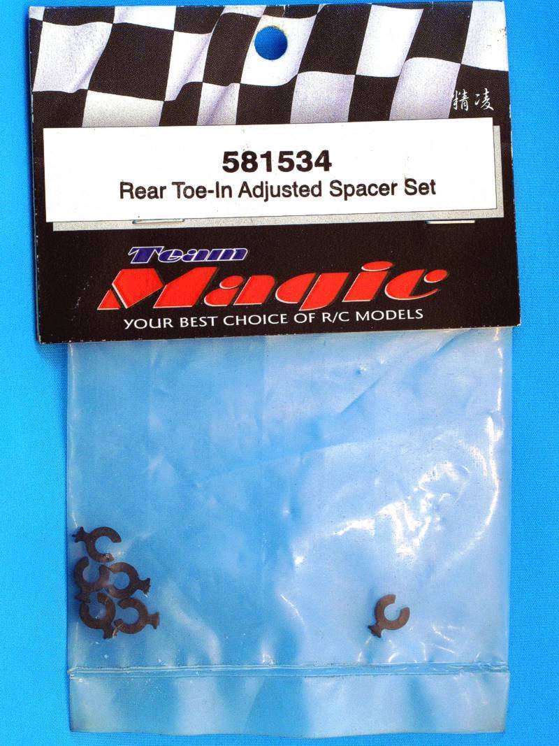 Team Magic Rear Toe-In Adjuster Spacer Set 581534 Modeling