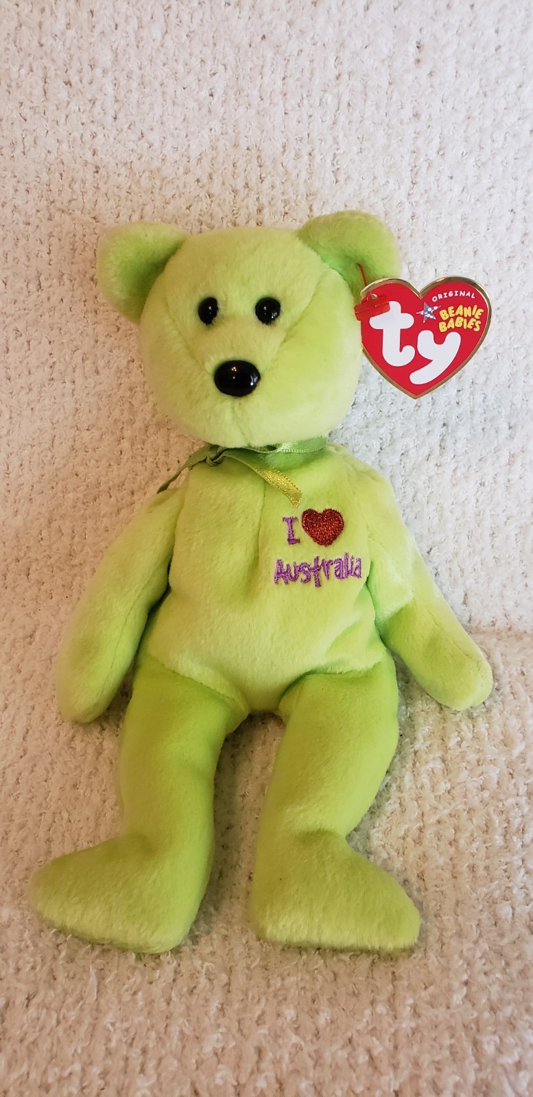 Australia the Bear Retired Ty Beanie Babies