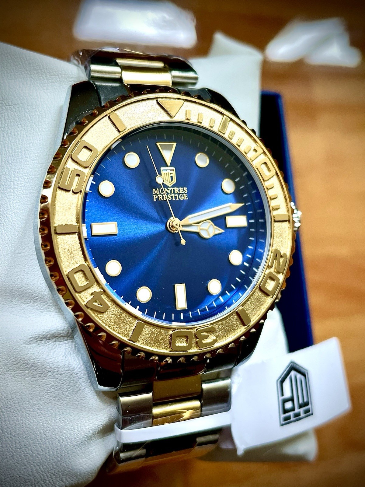 Montres Prestige X Invicta Men’s Watch - MPW-0265 43mm Blue Dial - New!