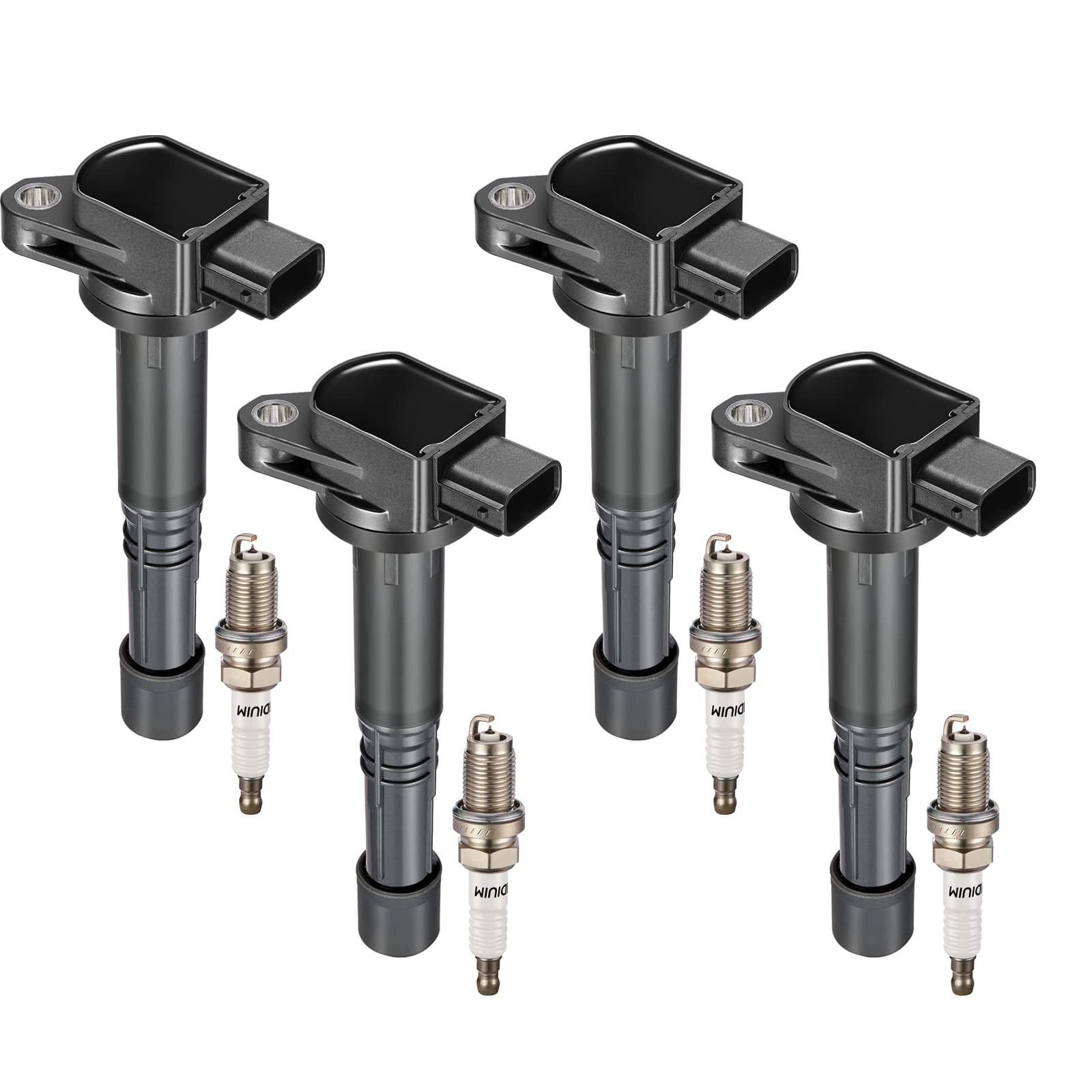 BDFHYK Ignition Coil Pack UF583 UF311 and Iridium Spark Plug 9807B-561BW Comp...