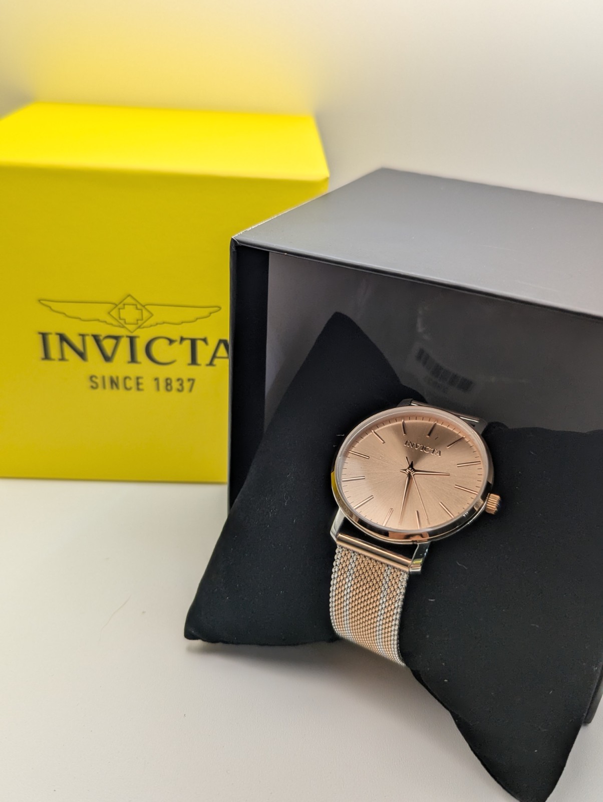 INVICTA Watch 33937 Stainless Steel Quartz Female Multi-color NEW with Box