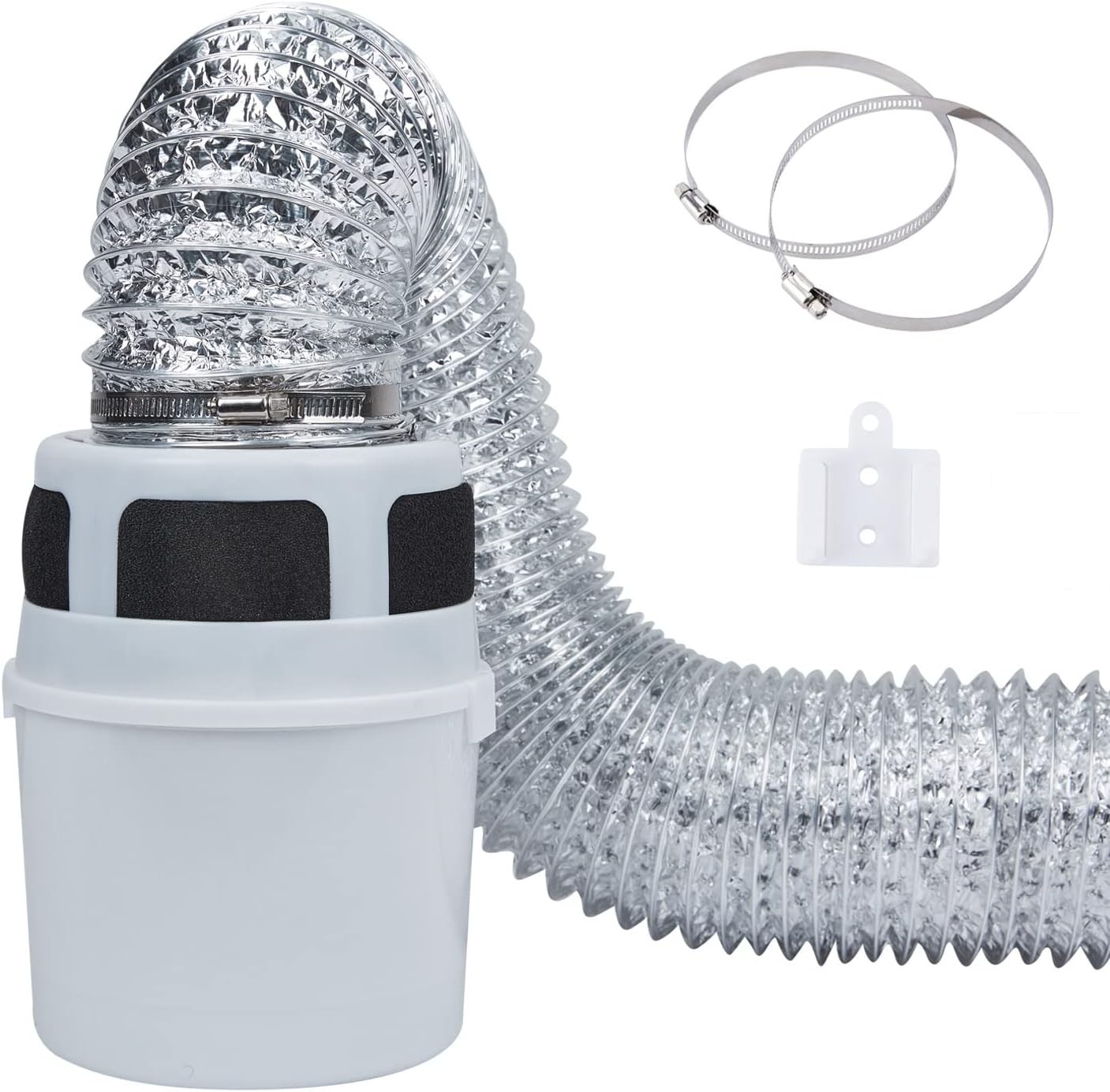 Kit Ventilación Secadora 3 en 1 Filtro Cubo 4" 5ft Interior