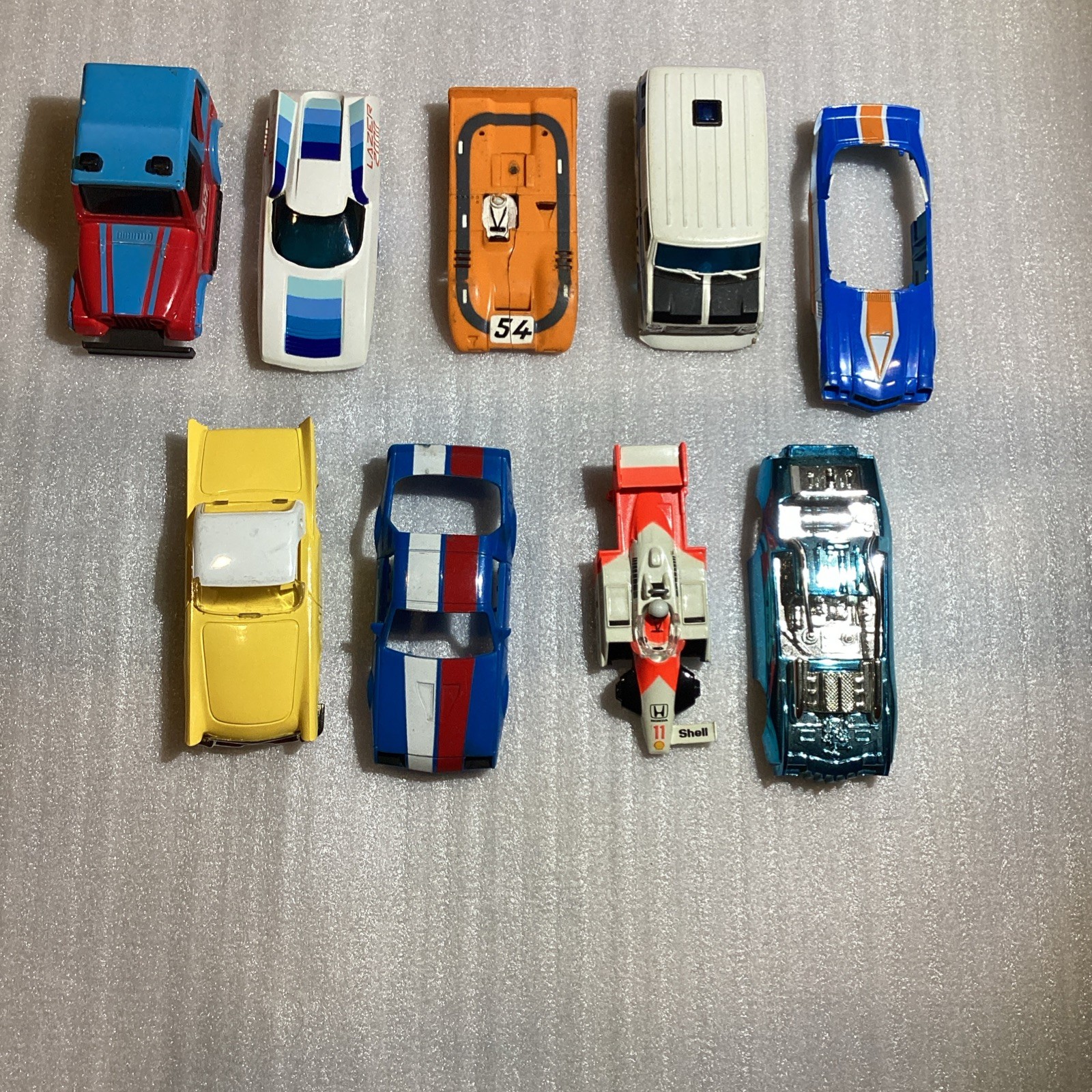 Tyco AFX Life Like Ho Slot Car Bodies Parts Lot