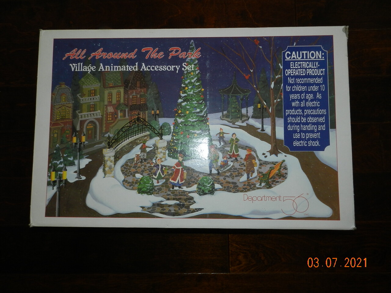 Department 56 ALL AROUND THE PARK Village Animated Accessory Set