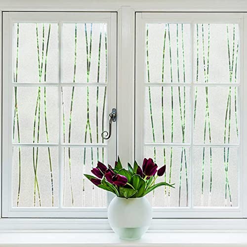  Window Privacy Film Frosted Glass Window Film Sticker Decorative Coverings 